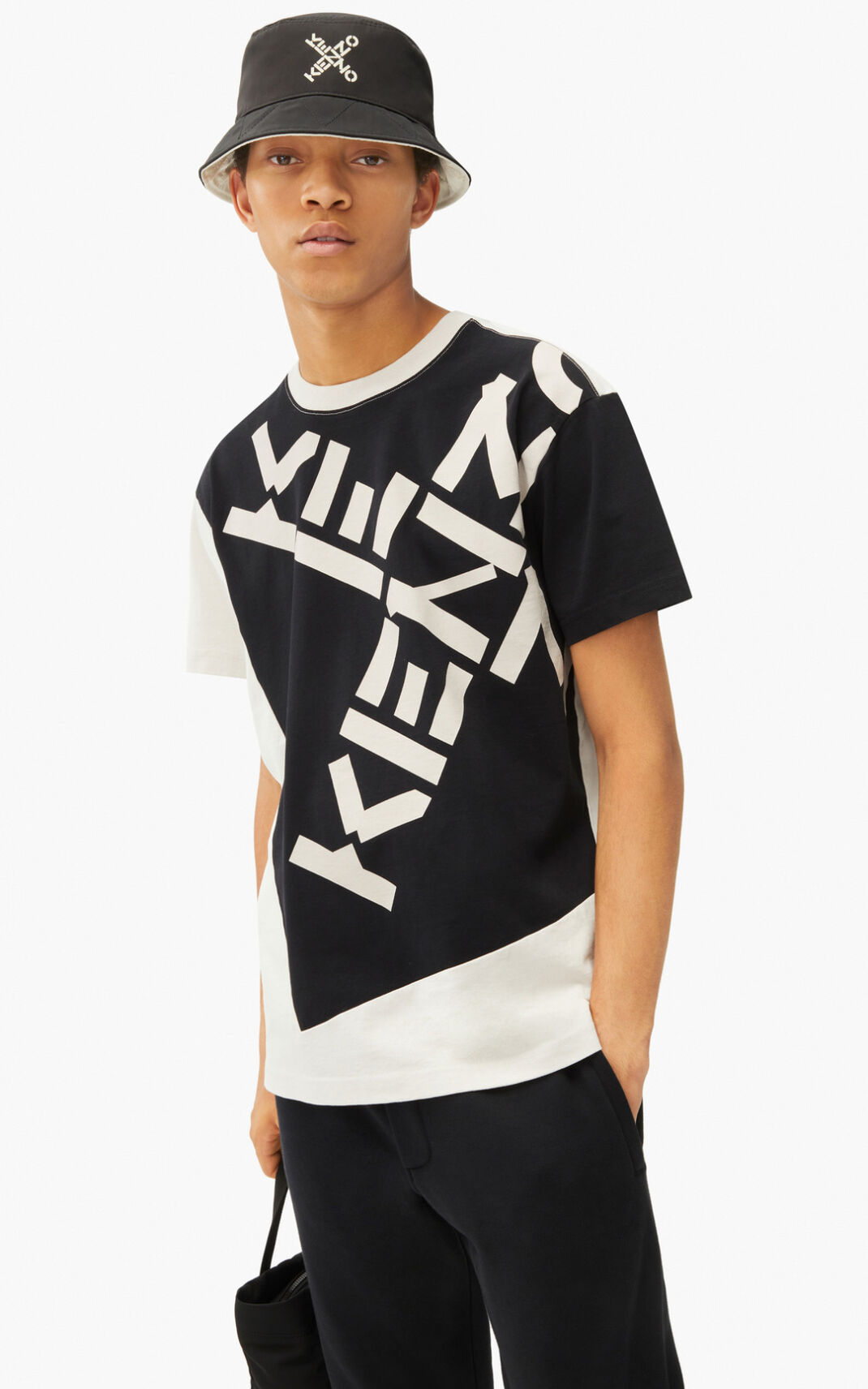 Kenzo Sport Big X Tişört Erkek Siyah | 9268-EJGNY